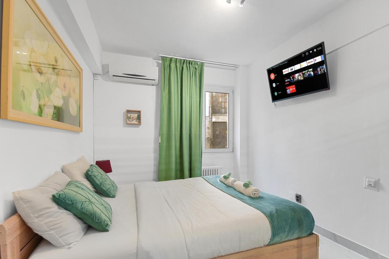 Central Studio Emerald Apartman Bukarest Kültér fotó
